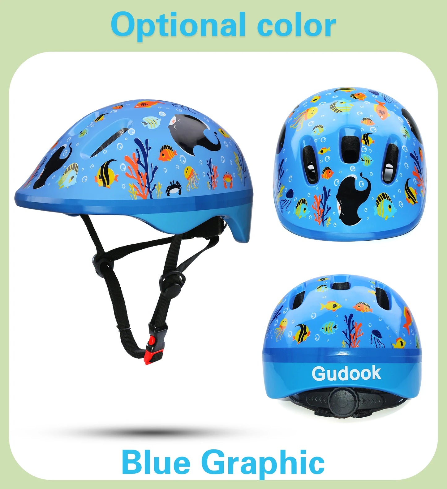 Bicycle/Skateboard Helmet for Kids Adjustable Helmet, Toddler Kids Ages 2-9 Boys Girls, Multi-Sport Safety Cycling Skating.