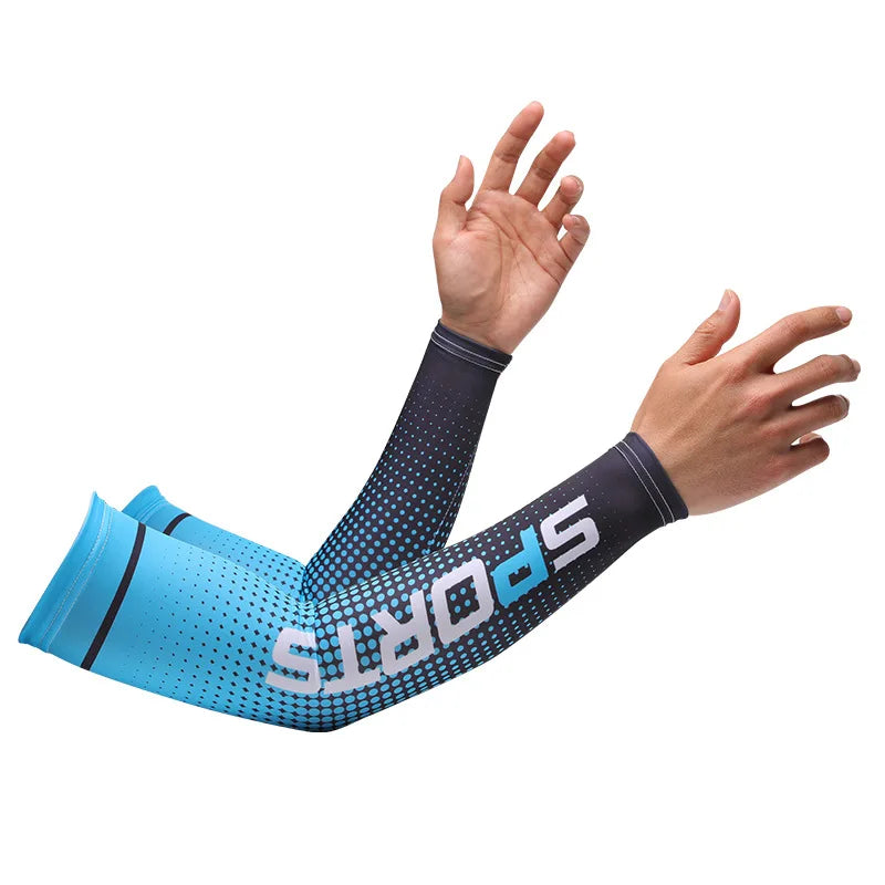 Arm-Ärmel 2025: HKXY GLOVES Sport Ice Arm Sleeves Men Cycling UV Solar - Breathable Summer Sun Protection Anti-Sunburn Long Sleeve Collection