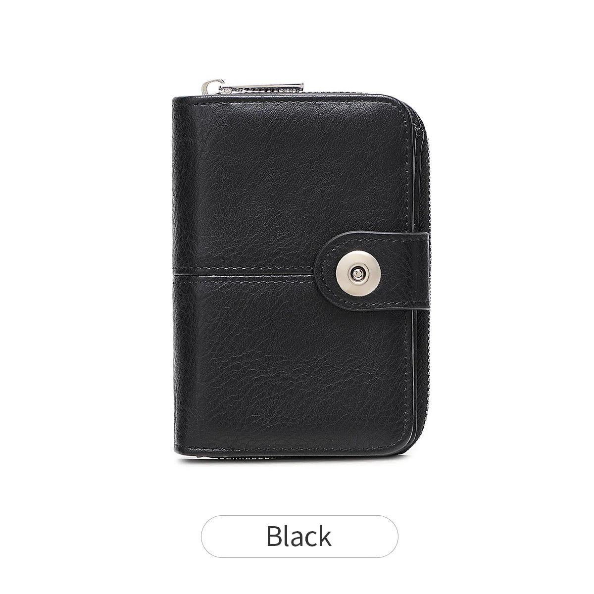 Neue Frauen Geldbörse Retro Dreifach RFID Schutz Kurz Stylish Design Große Kapazität Reißverschluss Schnalle