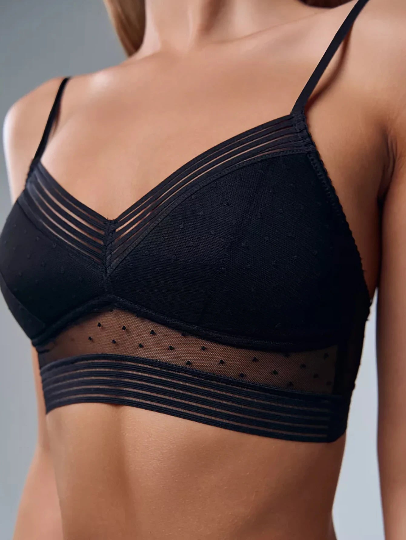 Sexy lace U-shaped backless lingerie for women without steel rings beautiful back bra ultra-thin invisible bra cross-border b