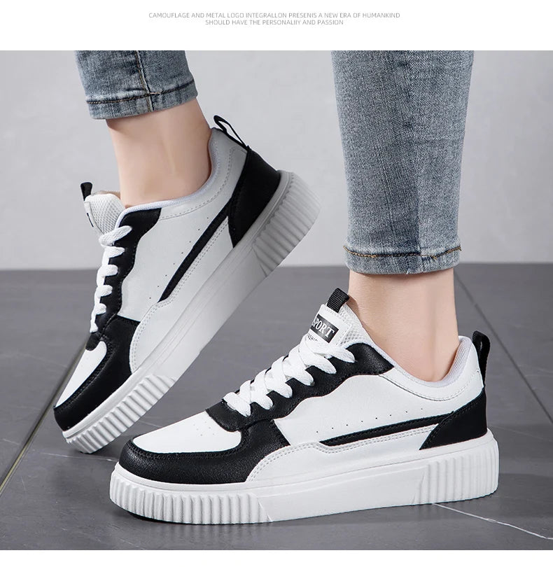 Women Casual Shoes Fashion Breathable Walking Flat Shoes Sneakers White Female Footwear Sports Running Outdoor Walking Shoe