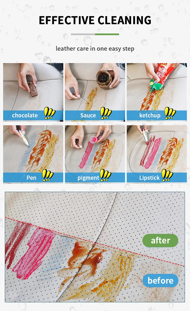 Agent de curățare a interiorului mașinii, curățitor de tavan, piele, flanel, țesătură, fără apă, instrument multifuncțional de curățare a tabloului de bord auto HGKJ S21