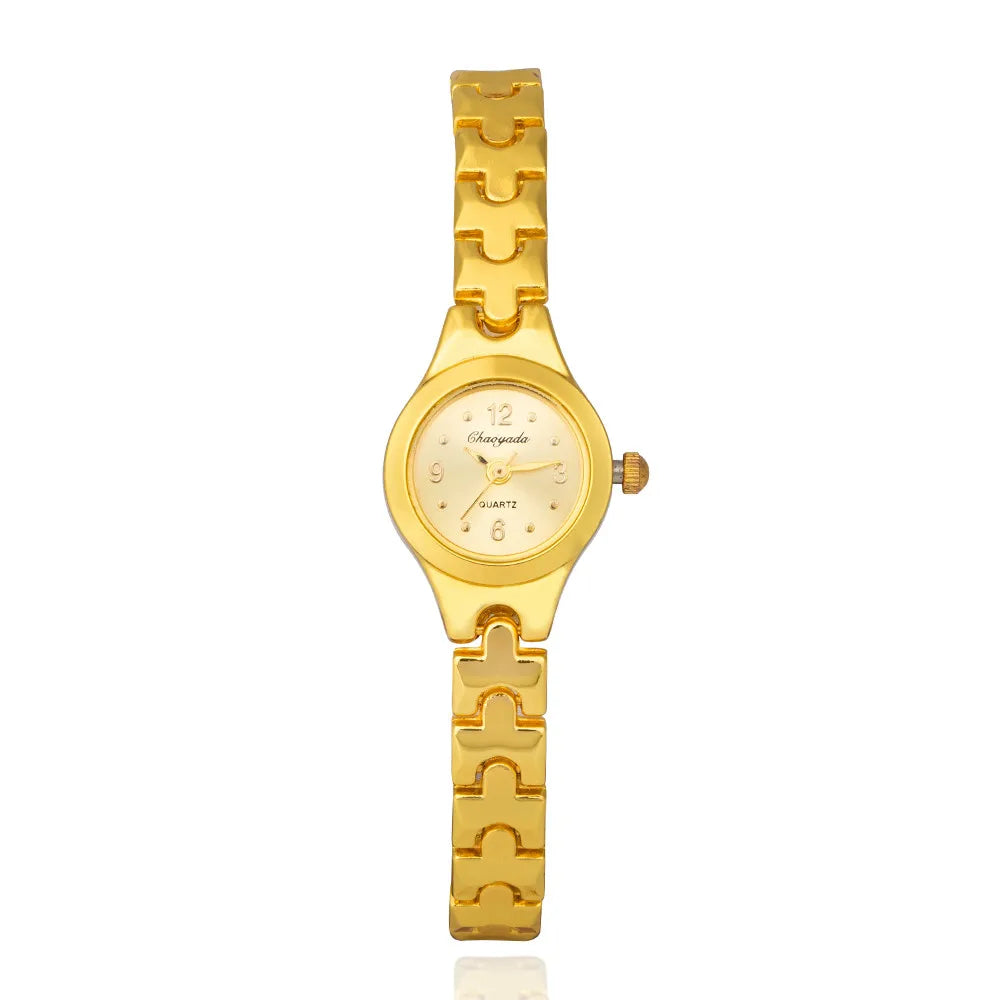 Luxus Frauen Uhr 2025 - Strass Gold Armband Hohe Qualität - Klassisch Edelstahl Uhren Quarz Frauen Armbanduhr Geschenk Frau