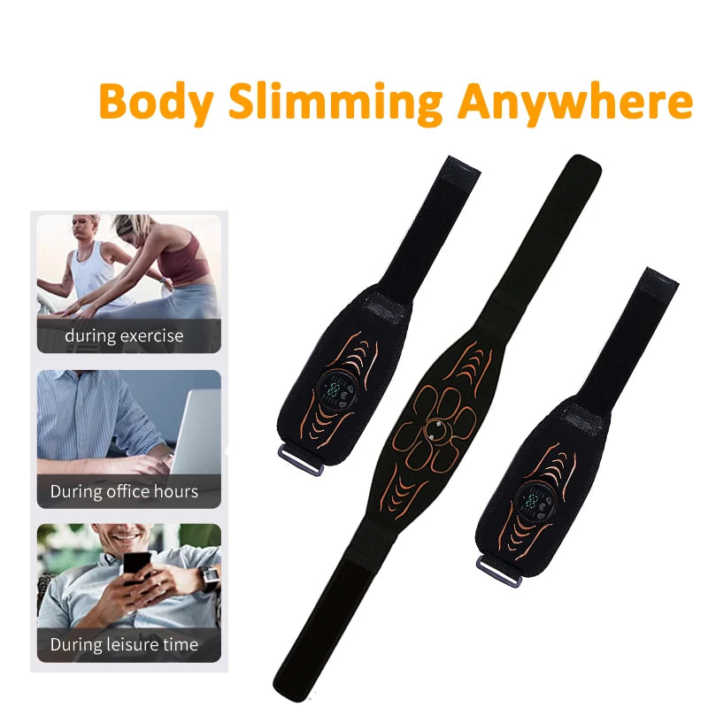Bauch Massagegerät Taillengürtel - Muskel Toner Smart Bauchmuskel Trainer - Arm Bein Workout Training Fitness Massage Ausrüstung