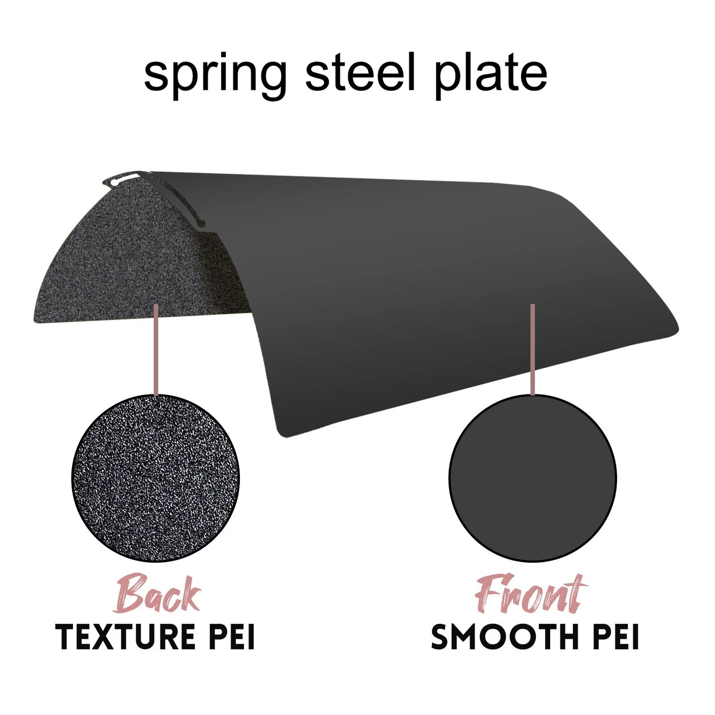 JOYYSET X1c glatte Bauplatte - 257x257mm, PEI, 3D-Drucker