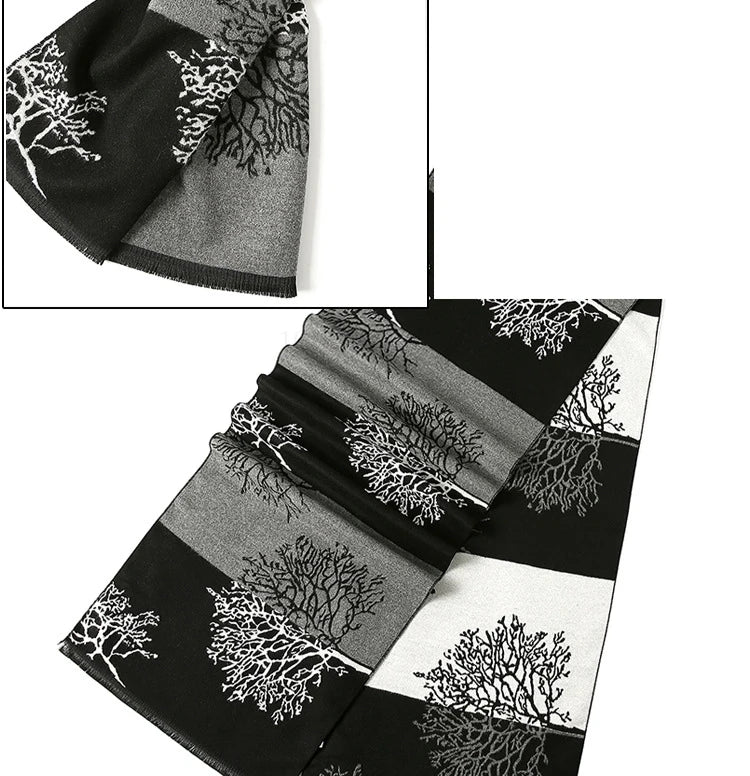 Kinelue FPWB61 Weicher Winterschal - Größe Uni Farbe Grau