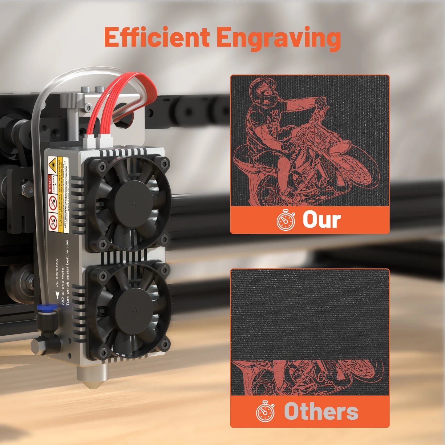 Lasergravur-Maschine 2025: NEJE Max 4 V2 Pro Laser Engraver 1000mm/s High Speed - 254DPI Precision Motorized Z-Axis Wood Acrylic Leather Collection