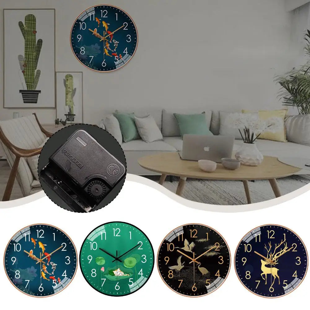 Creative Modern Wall Clocks 3D Acrylic Mirror Sticker For Home Decor Living Room  Digital Clock Quartz Needle Hanging Wall Clock