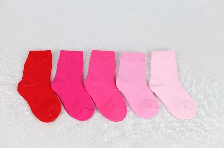 Bambino Socken Bonbonfarben - Baumwolle 20 Stk 1-9 Jahre