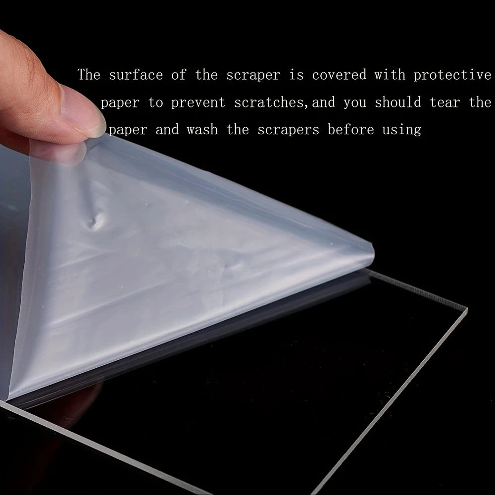 ALICAKE Acrylspachtel Transparent Dekorieren - 20 cm 30 cm