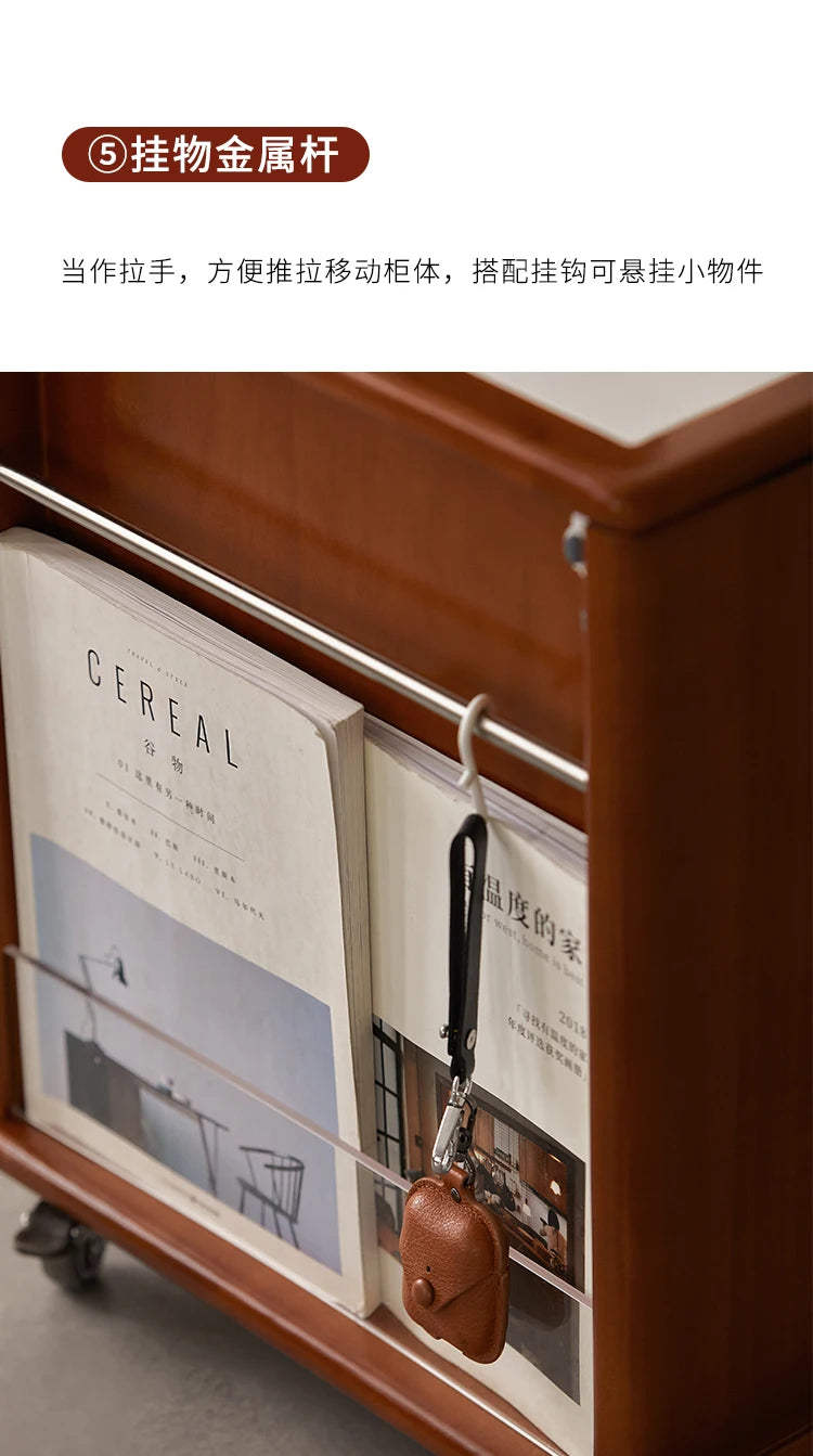 Cabinet Wood Coffee Table Lift Portable Walnut Design Living Room Side Table Folding Modern Luxury Mesa De Centro Sala Furniture