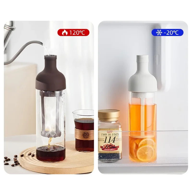 Borosil Coldbrew Glas Kaltaufgusskanne - 500ml Borosilikat