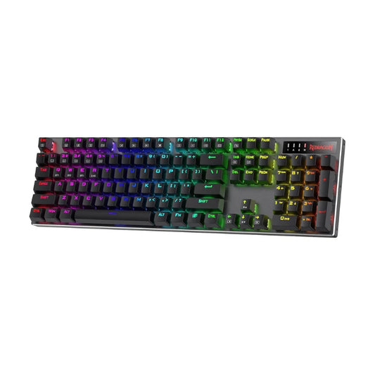 Gaming-Tastatur 2025: Redragon K556 PRO Wireless RGB BT/2.4GHz Mechanisch Hot-Swap Red Switch Collection