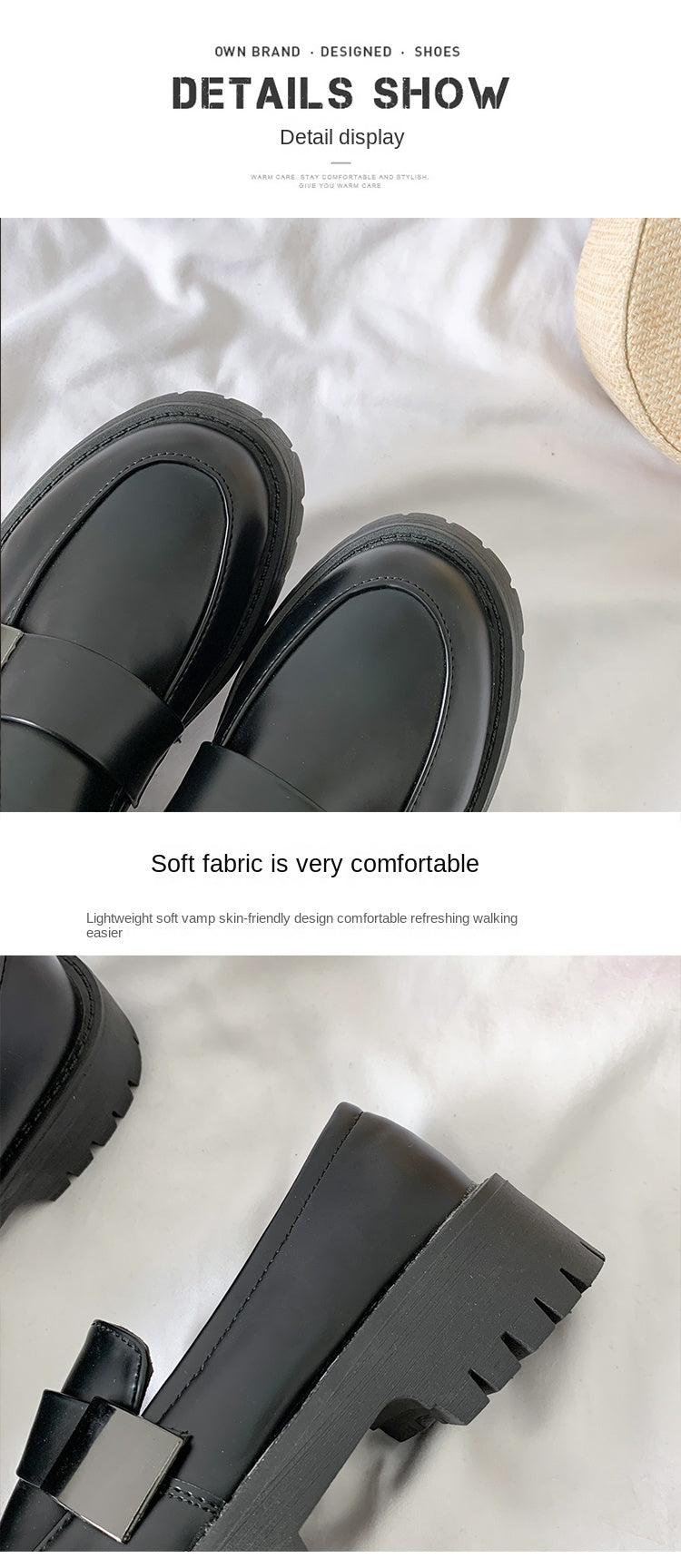 Womens Derby Shoes Black Flats British Style Casual Female Sneakers Ladies' Footwear Shallow Mouth Loafers With Fur Soft 2022