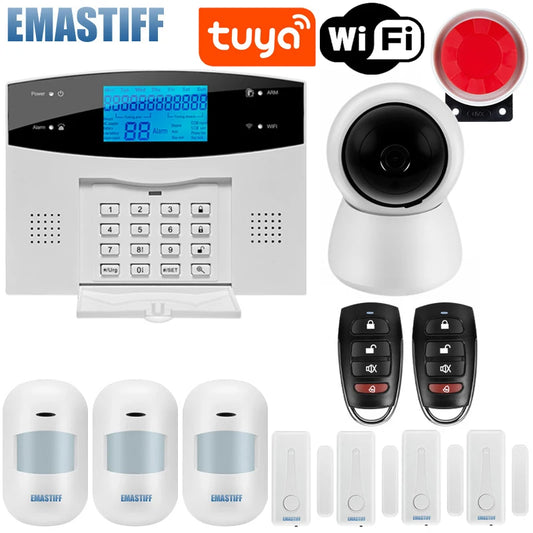 Alarmanlage 2025: IOS Android APP Wired Wireless Home Security - Tuya WIFI PSTN GSM Intercom Remote Control Collection