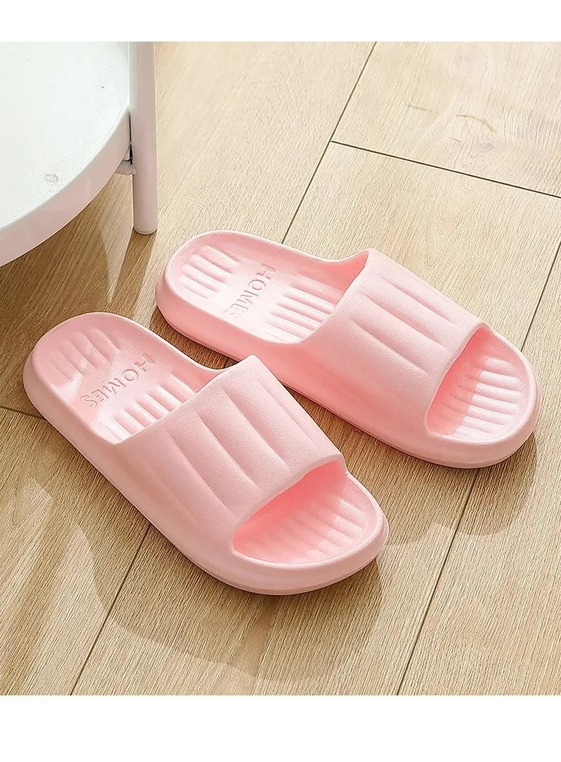 Heim Hausschuhe Frauen Männer Sommer Sandalen Weich EVA Slides Strand Flip Flops Paare Badezimmer Rutschfest Schuhe