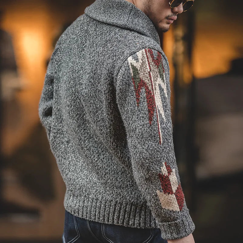 MADEN TW200 V-Neck Cardigan - Größe Oversized, Acryl