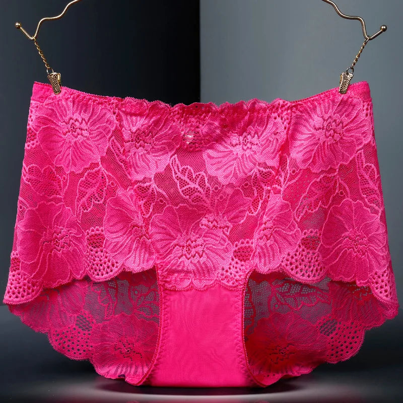 Plus Size Beliebte Unterwäsche Frauen Höschen Slips für Weiblich Hipster Unterhose Elegant Lingerie Spitze Baumwolle Tanga Brazilian Große Größe Beliebter Verkauf