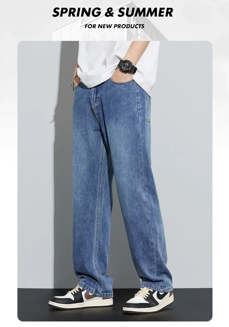 Guangdong Jeans Lockere Passform - 100% Baumwolle Weit