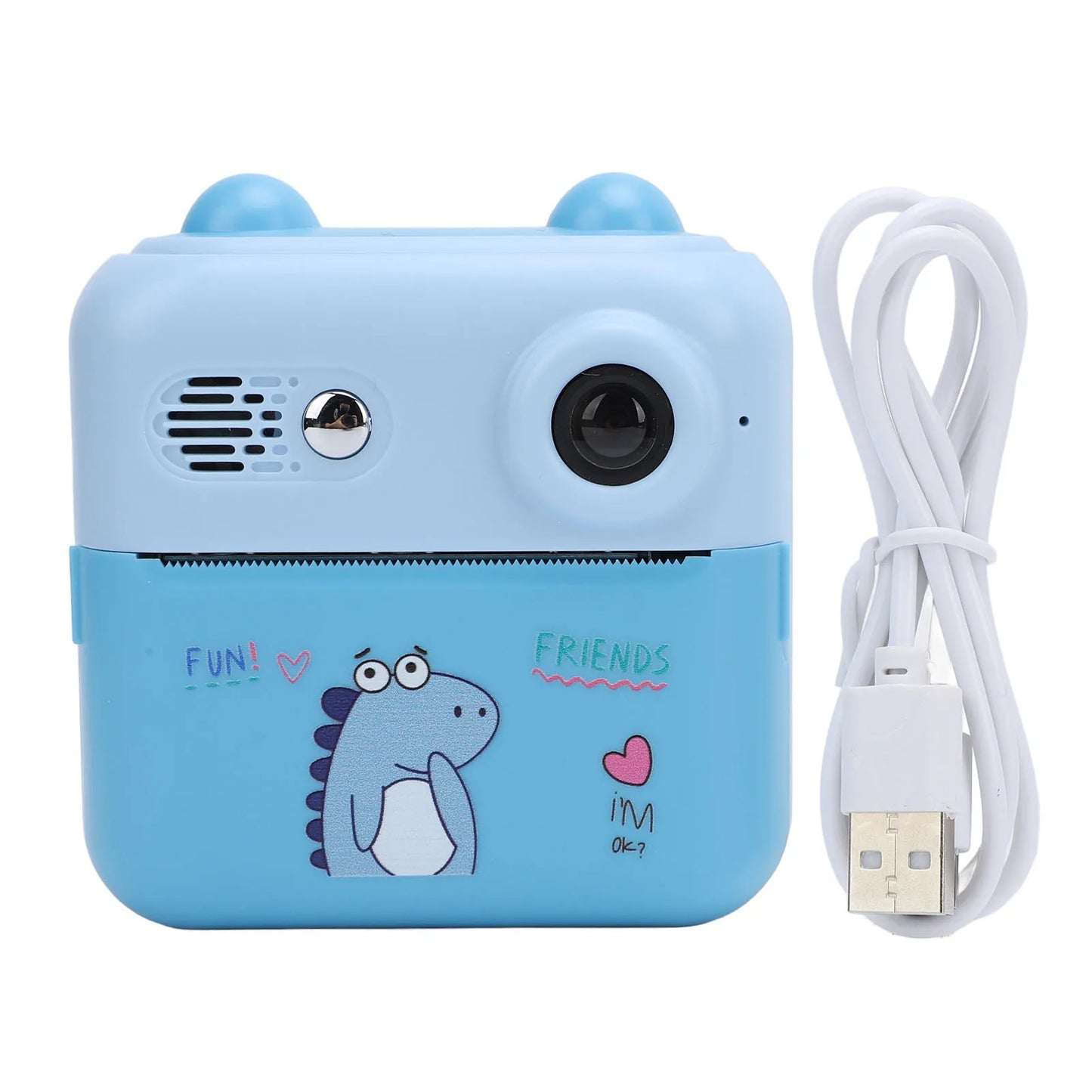 Sofortbild-Kamera 2025: 50MP Instant Print Camera 2.4 Inch - Eye Caring 1000mAh Multifunctional 16x Digital Zoom Travel Collection
