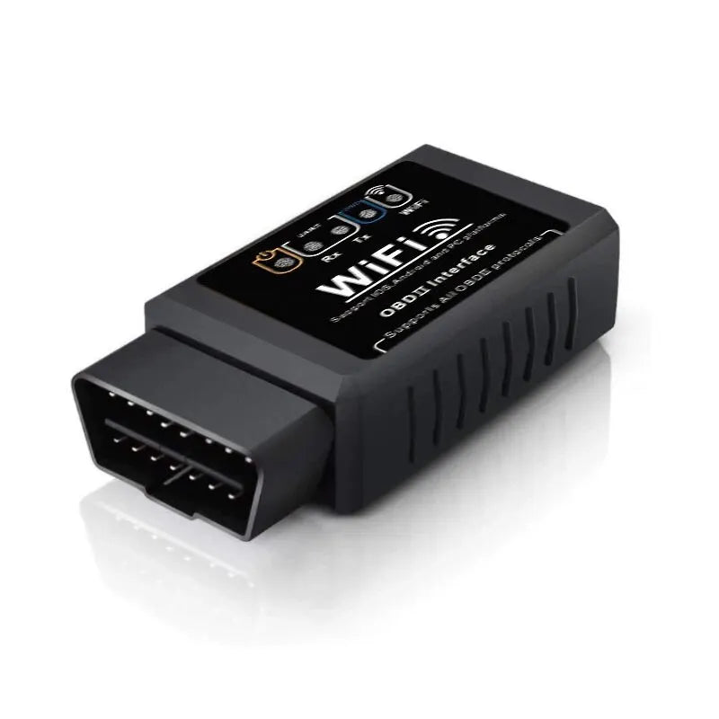 OBD II WIFI Scanner 2025 - ELM327 V1.5 Wireless Diagnosegerät - Automotive Fehlerdiagnose Einfach Bedienbar
