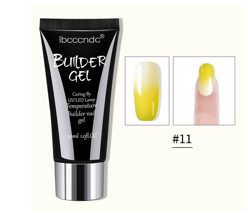 Semi-permanent Gel for Nails Poly Nail Gel Polygels Uv Led Nail Lamp Manicure Extension Material Acrylic Polish temperature
