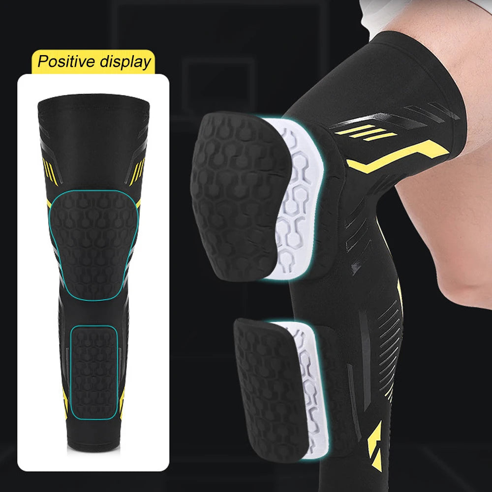 Kniebandage 2025: KEERUNNPC 1PCS Knee Compression Sleeve Basketball Volleyball Football - Adult Knee Brace Support Breathable Leg Sleeve Sports Collection