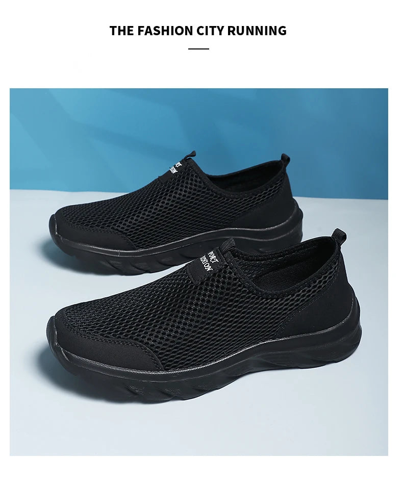 Men's Sneakers Breathable Men Casual Shoes Outdoor Male Slip On Loafers Walking Sneakers Tennis For Men