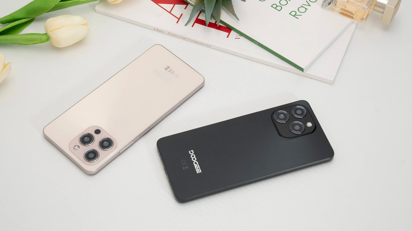 Global Version Doogee Note58 Pro Android 15 Smartphones 8Gb Ram 256Gb Rom 6250Mah Large Battery 6.75" Hd+ Display Nfc Cellphone
