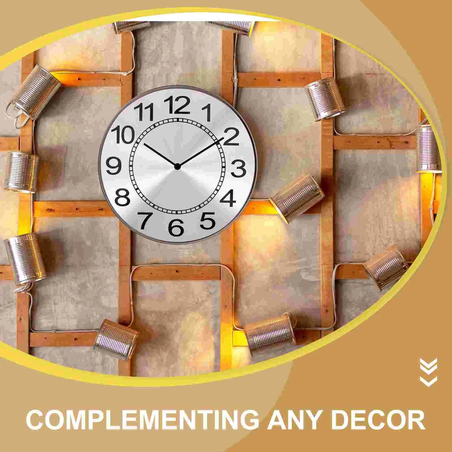 Clock Dial Round Plate Wall Panel Clocks DIY Faces for Crafts Handmade Materials