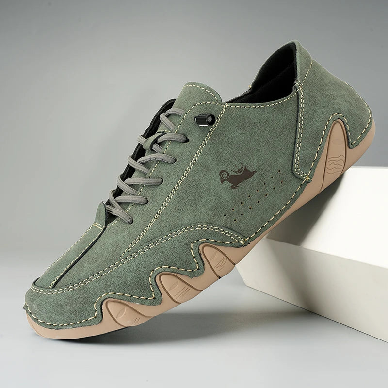 Pantofi sport pentru bărbați, pantofi de mers pe jos, la modă, în aer liber, mocasini, pantofi confortabili, ghete la gleznă, pantofi de lux pentru bărbați, 2023, noi, pantofi casual din piele