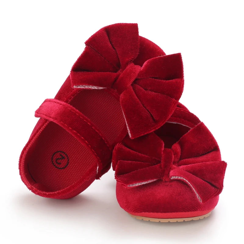Baby-Prinzessinnen-Schuhe 2025: Flanell Spring-Autumn - First Walker Collection