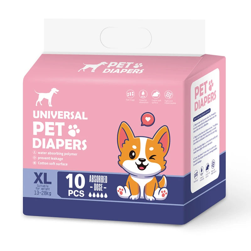 pawstrip 3PH20993 Einweg-Hundewindel - atmungsaktiv 10/12