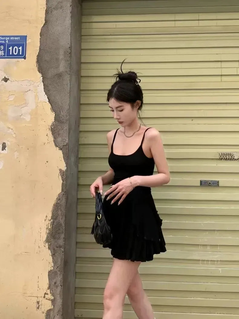 Croială în talie cu stil Choice Pure Desire - Poliester până la genunchi