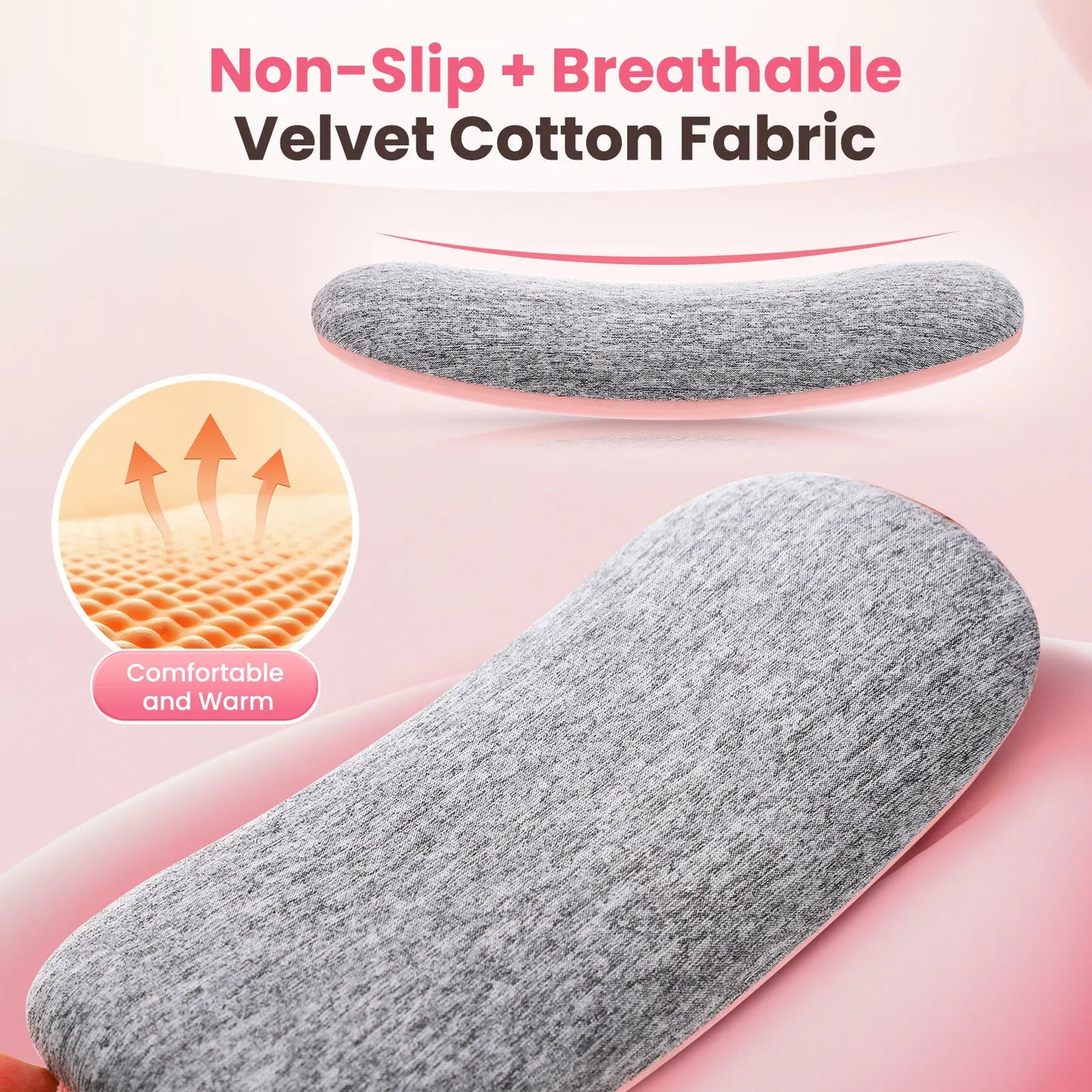 Menstrual Uterine Warm Belt For Women Belly Pain Relief USB 5 Gear Electric Heating Pad Vibration Abdomen Waist Massager