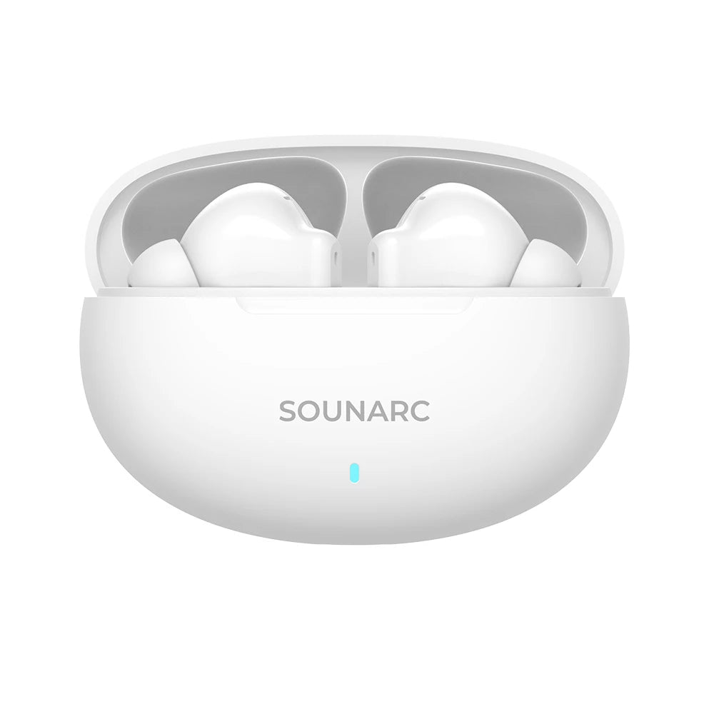 Bluetooth-Kopfhörer 2025: SOUNARC Q1 Earbuds 5.3 - 28h Playtime Crystal Clear Smart Touch Collection