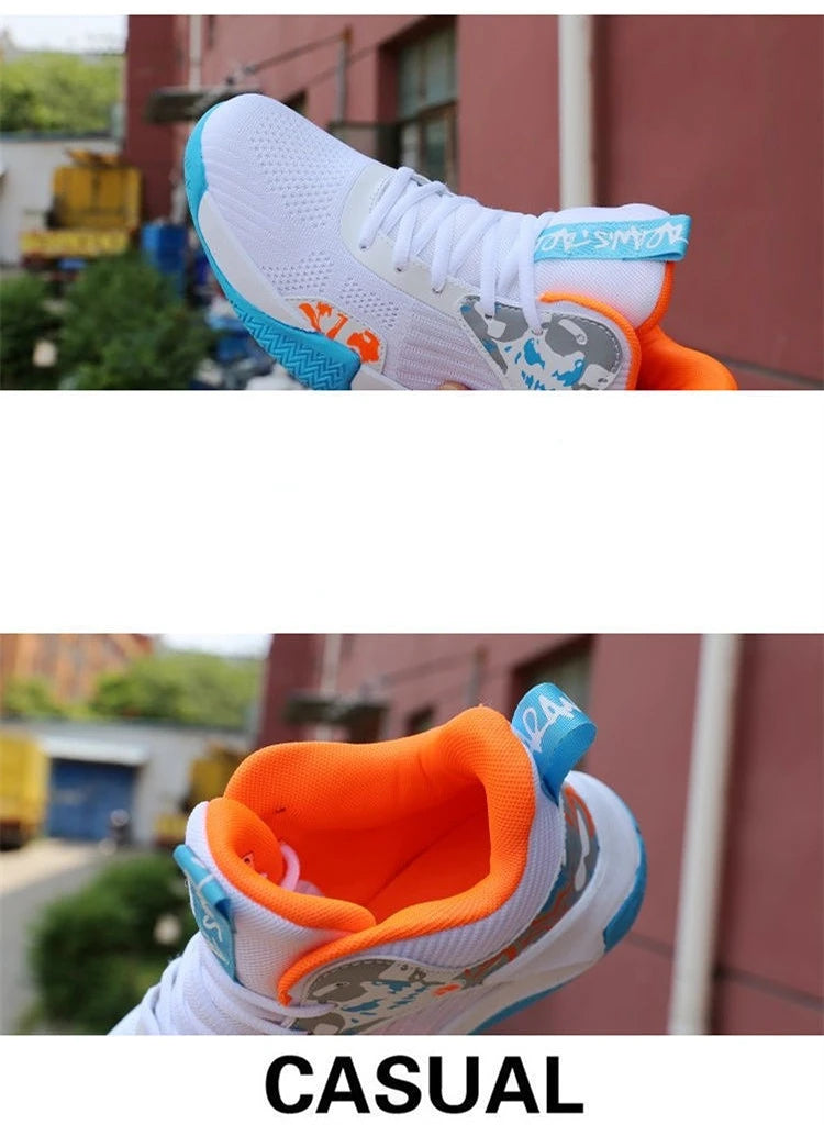 Sneakers Men Casual Shoes Sport  Man Autumn NewDurable Shock Absorbing Elastic Shoes Fashion Sport Running Shoes Basketball Shoe