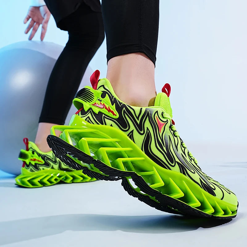 Sneakers Man Flat Casual Mesh Breathable Tennis Shoesfashon Thick Bottom Cushioning Sports Walking Shoes for Men Sneakers