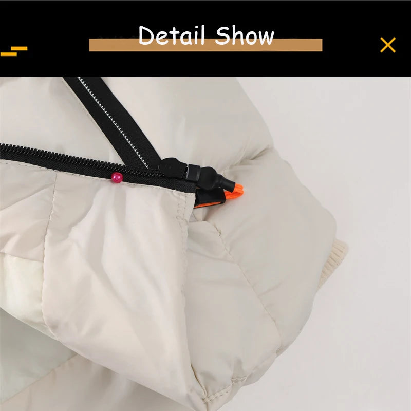 YAHOUFJUNYACN Weste Abnehmbare Kapuze - Reißverschluss Größe M