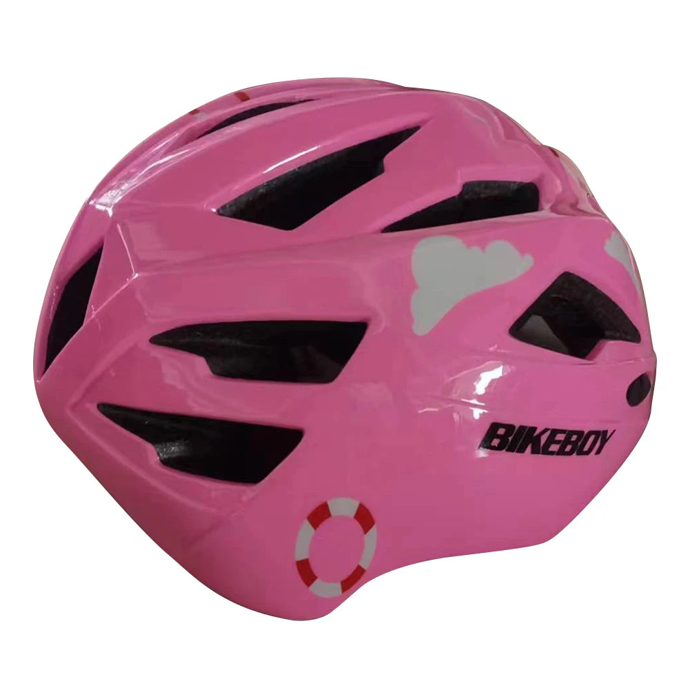Kids Cycling Helmet Adjustable Bicycle Helmet with Taillights Lightweight Scooter Balance Bike Helmet Children Riding Equipment