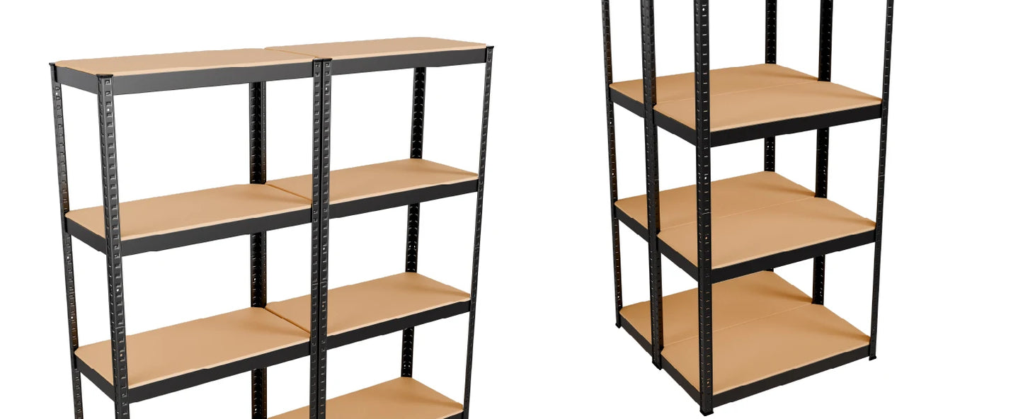 NBVCX Lagerregal Schwerlast - Traglast 640 Kg, 160x80x40 Cm, 8 Ebenen by Golden Bridge Store