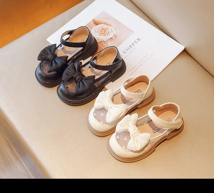 Mädchen Gehschuhe 2025 - Baby Mädchen Weiche Sohle Casual Schuhe - Frühling Herbst Schleife Runde Zehen Prinzessin Rutschfest