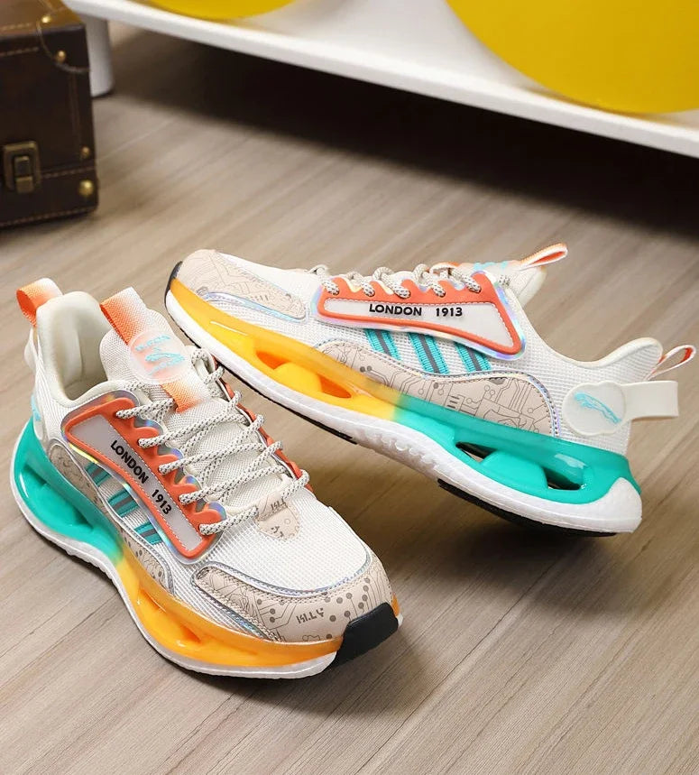 Herren Casual Sneakers Sommer - Stilvolle Gemischte Farbe Männer Schuhe - Y2K Hohe Qualität Jogging Walking Original Deals Breite Sports