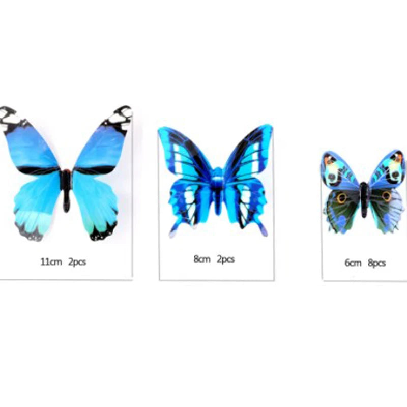 Choice Schmetterling Leuchtend - 12 Stück DIY 3D PVC