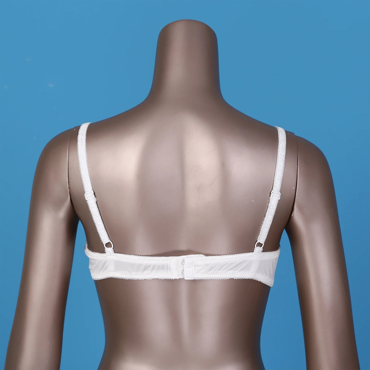 Sutien elegant pentru femei, cu 1/2 cupă, cu întăritură, push-up, dantelă, cu căptușeală, bandană, bretele reglabile, lenjerie intimă, spate cu cârlig, bustieră