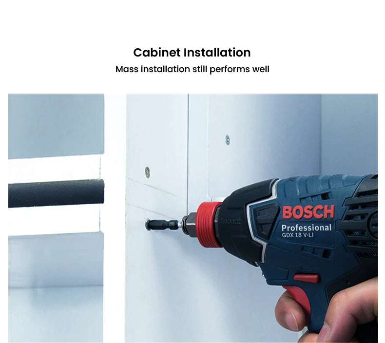 Bosch Resistant Impact Bits for Screwdriver Drill Accessories S2 Steel Metal Drills Bit Set for Bosch GDR/GDX Series Power Tools