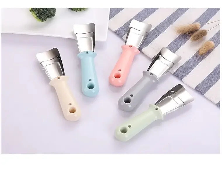 Küche Reinigung Gadget Tragbar Nützlich Kühlschrank Zubehör 1STK Entfrostung Schaufel Edelstahl Gefrierschrank Eis Schaber Enteiser Werkzeug