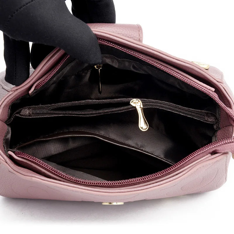 Fashion Women's Square Buckle Crossbody Bag Casual Shoulder Crossbody Bags Ladies Luxury Designer Large Capacity Travel Handbag