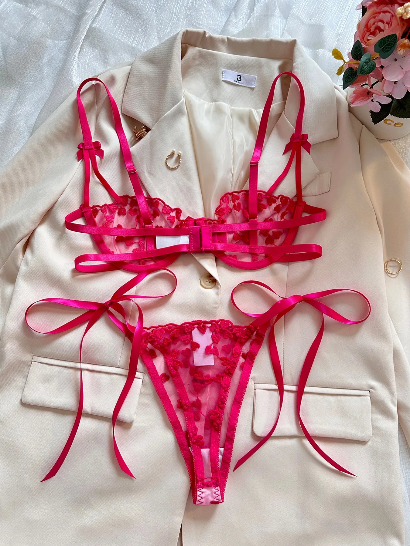 Sexy Panties for Women Lace Bra and Panties Sets Women's Sexy Underwear Woman Women's Lingerie Set Large Bras Lingrie Femme Wear