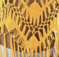 Strand Cover Ups: Hand Hook Hollow Out Spandex Polyester - Elegant Sonnenschutz Shirt Lange Quasten Beach Style Gestrickt